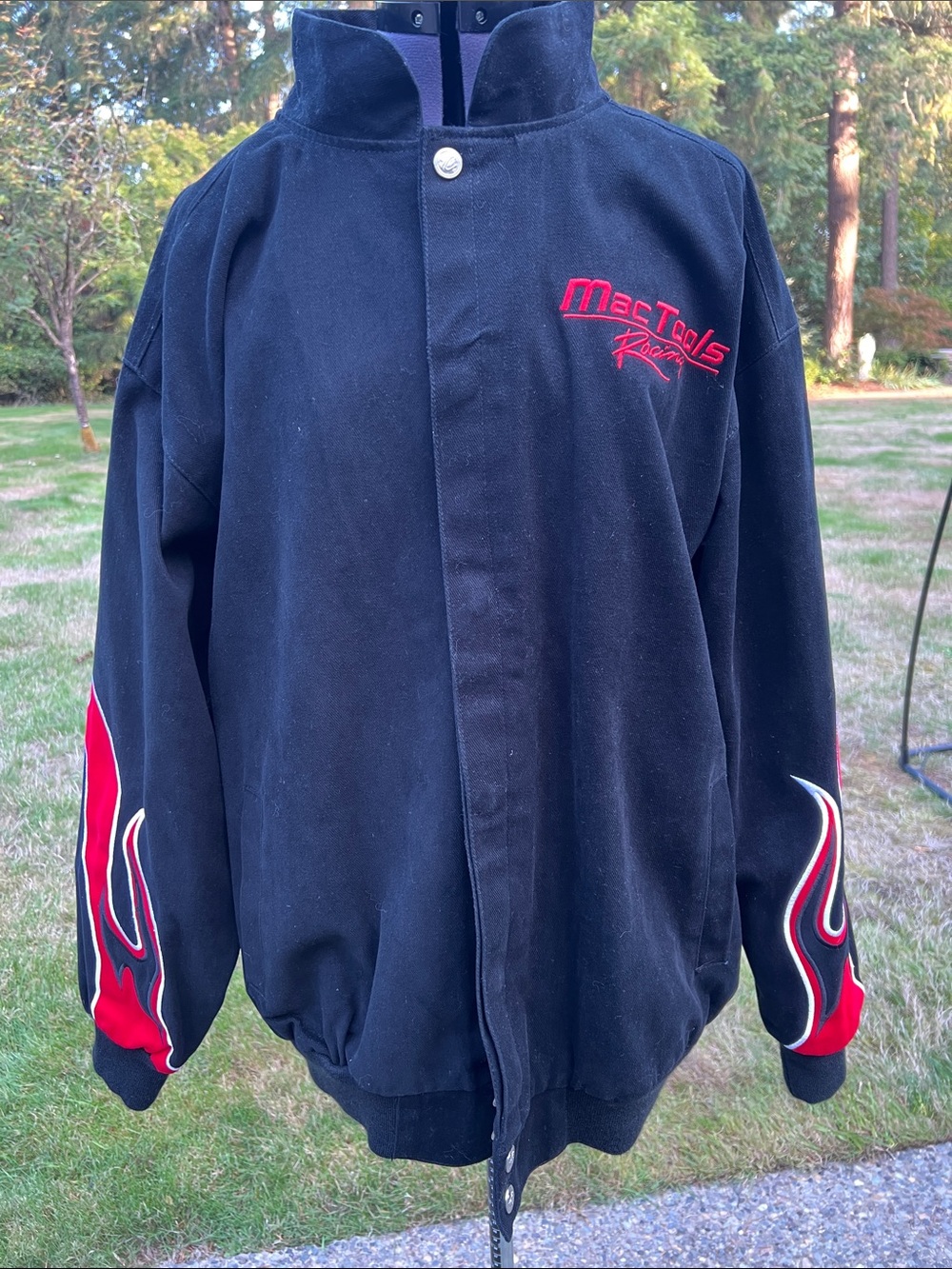 Chase Authentics Mac Tools Racing Flame Jacket Men’s XL Limited Edition
